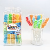 Bochtige Regenbooglolly 'S 30 Stuks/Pot (17G * 30 Stuks) Vakantie-Evenementen En Weggeefacties Hard Snoep Zoete Regenboog Lolly