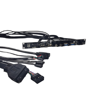 Bo Mạch Chủ USB C Cổng Mặt Trước Âm Thanh USB 2.0 + USB 3.0 Công Tắc LED TYPE-C Bảng Mạch Lắp Ráp PCB Ổ Đĩa Mềm - Product Image 4