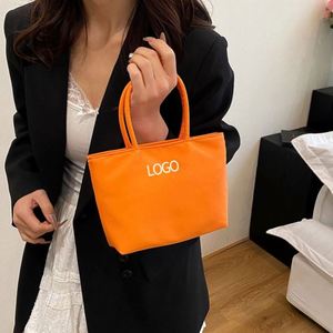 Bolsa de Mano Pequeña de Poliéster con Cierre de Cremallera y Logotipo Personalizado para Mujer, para Uso Doméstico, Casual, Diario, Playa y Viajes - Product Image 4