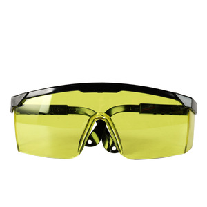 Safety Goggles Full-<b>Frame</b> Anti-Fog Yellow Lens Chemical Laboratory Use UV Protection - Product Image 1