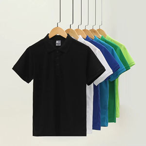 Uniforme DE TRABAJO antiarrugas de alta calidad para camisas 100% poliéster bordado Logo personalizado tela de punto para hombres - Product Image 2