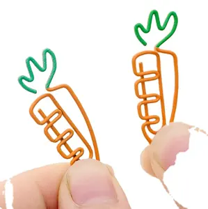 Papeterie Fournitures de bureau scolaire Trombone en forme de carotte