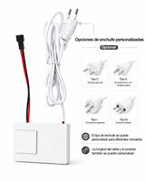 Kit de driver LED tout-en-un 12V 24W avec interrupteur à capteur tactile intégré pour les usines de miroirs de salle de bain en Amérique latine