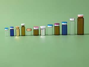 Frascos de Plástico con Tapa a Presión Color Ámbar, para Péptidos, Polvo Liofilizado Antienvejecimiento, Envase Cosmético Ecológico y Estéril para Comercio Transfronterizo - Product Image 1