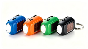 Lampe solaire Alecter, lampe torche à énergie solaire avec panneau solaire intégré et anneau métallique pour une utilisation en extérieur - Product Image 6