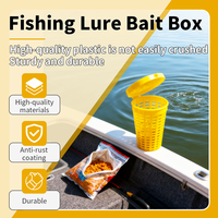 Boîte à appâts et piège à crabe en plastique étanche pour truite et carpe-Accessoires de pêche