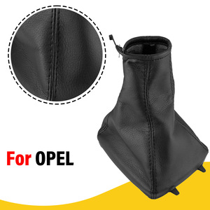 Opel Gear <b>Shift</b> Lever Cover Black Leather Ergonomic Fitment For Europe Car - Product Image 2