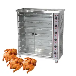 Oven konveksi panggang bebek harga rendah, berat bersih 105.6KG daya 12kW untuk panggang ayam menggunakan arang