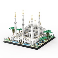 Nouveau style 2026 Wange 5253 1463 pièces Briques de construction de la Grande Mosquée du Sheikh Zayed, célèbre bâtiment, ensemble de jouets pour collectionneurs