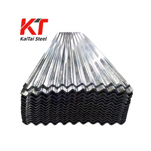 Lamiera di Acciaio Zincata Ondulata ASTM A653 SGCC DX51D Z275, Materiale Edile in <span class=keywords><strong>Metallo</strong></span> Rivestito in Zinco 0,5mm - Product Image 1