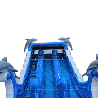 Glissière d'eau gonflable personnalisée de conception OEM prix de gros pour toboggan aquatique gonflable personnalisé