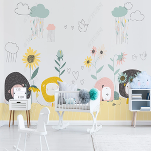 <span class=keywords><strong>Carta</strong></span> <span class=keywords><strong>da</strong></span> <span class=keywords><strong>Parati</strong></span> per Cameretta dei Bambini <span class=keywords><strong>con</strong></span> Disegni Cartoon dalla Cina, Murale 3D - Product Image 6