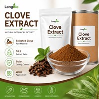 LongBio Extrait Naturel de Clou de Girofle en Poudre Syzygium Aromaticum 10:1 20:1 Ingrédient Herbal à base d'Eugénol Complément Alimentaire Fourniture en Vrac OEM