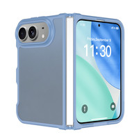 Étui de téléphone pliable anti-rayures en TPU+PC au toucher doux pour iPhone Duo 18 Fold, coque de protection mate anti-traces de doigts