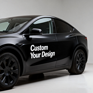 ملصق سيارة مخصص مقاوم للأشعة فوق البنفسجية ومقاوم للتلاشي للاستخدام الخارجي متين لزجاج السيارة الأمامي والمصد - Product Image 1