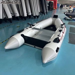 Bote Inflable <span class=keywords><strong>de</strong></span> 360 cm con Plataforma <span class=keywords><strong>de</strong></span> Aluminio <span class=keywords><strong>para</strong></span> 6 Personas en Venta Reachsea OEM ODM con Soporte <span class=keywords><strong>para</strong></span> Cañas <span class=keywords><strong>de</strong></span> Pescar y Motor - Product Image 1