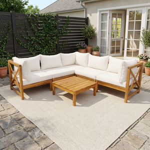 Ensemble de canapé-lit Chesterfield moderne et traditionnel en bois, pour appartement, villa, hôtel, salon extérieur, meubles pliables modulaires - Product Image 3