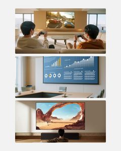 Écran de projection à cadre fixe XGIMI 100'' 16:9 HD pour cinéma maison, présentations professionnelles, léger, installation simple - Product Image 4