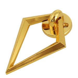Diamond Shaped Zinc Alloy Cabinet Door <b>Pull</b> Ring Modern Furniture Handle Hardware Decorative Buckle - Product Image 3
