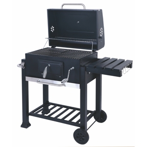 DE LUXE Barbecue Rettangolare di Lusso a Carbone con Coperchio, Telecomando e Sensore di Sicurezza per la Deaunazione dell'Ossigeno, Dimensioni 116X56X109 - Product Image 2