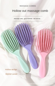 Brosse de massage multifonctionnelle personnalisée et tendance en TPEE, respectueuse de l'environnement, adaptée pour les brosses à cheveux à domicile et en salon - Product Image 6
