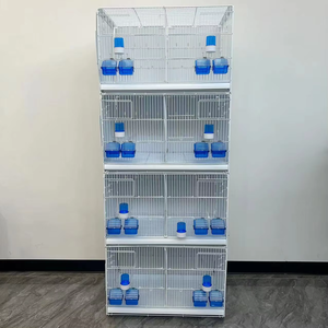 Gabbia per Uccelli Multistrato in Filo di Ferro di Alta Qualità, Resistente alla Ruggine, Facile da Pulire, per l'Allevamento di Pappagalli - Product Image 1