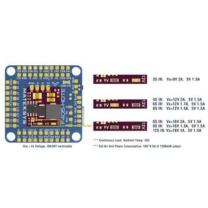 Controlador de Vuelo Original Mateksys Matek F405-HDTE 9~16V para Aviones RC, Drones FPV de Ala Fija, 7g, 36x36x9mm - Product Image 5