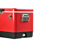 Glacière métallique étanche 54QT avec maintien de la glace jusqu'à 1 jour pour canettes
