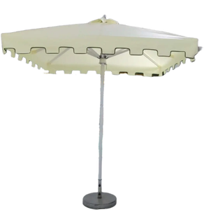 Sombrilla <span class=keywords><strong>de</strong></span> mesa <span class=keywords><strong>de</strong></span> patio <span class=keywords><strong>de</strong></span> Mercado Grande blanca <span class=keywords><strong>de</strong></span> madera comercial <span class=keywords><strong>de</strong></span> 9 pies HH para restaurante, jardín, café, sombrilla para exteriores con logotipo - Product Image 3