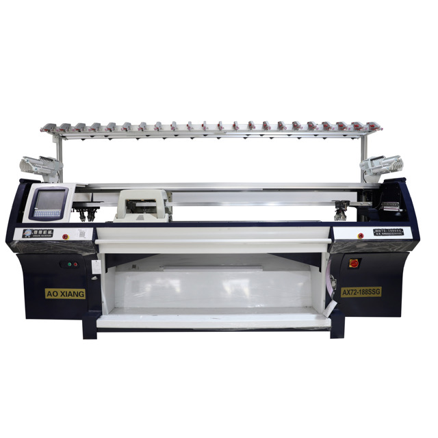 STOLL 72-inch 14G Best-selling Three System Computerized Horizontal Knitting Linkingmachine CNC