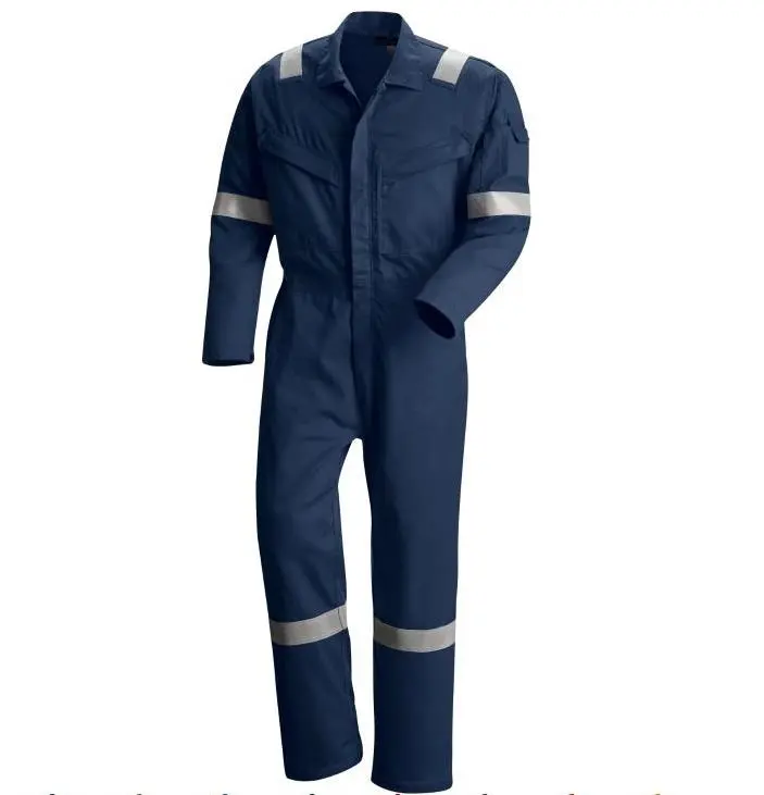 Wholesale multiple color polyester/cotton overalls fire retardant workwear work industry construction workwear overall