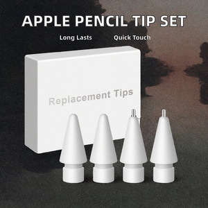 Paquete de 4 Puntas de Repuesto para Lápiz Óptico Compatibles <span class=keywords><strong>con</strong></span> <span class=keywords><strong>Apple</strong></span> <span class=keywords><strong>Pencil</strong></span> de 1.ª y 2.ª Generación, Puntas para <span class=keywords><strong>iPad</strong></span> <span class=keywords><strong>Pro</strong></span> - Product Image 2