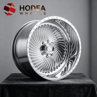 Jantes forgées Turbo Spoke Deep Dish pour camion 18x10/20x12/22x14/24x14/26x14 8x165.1/8x170 polies pour Ram 2500 3500