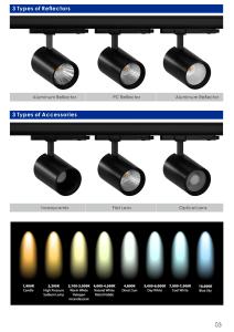 CRI95 Aluminum LED Track <b>Spotlight</b> Minimalist Design Black Cylinder Shape 20W 30W 35W Dimmable for Indoor Use - Product Image 2