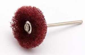 10 brosses abrasives en nylon <span class=keywords><strong>avec</strong></span> tige de 2,35/3 mm, roue de polissage en fibre, ébavurage, meulage de métal, élimination de la rouille, nettoyage de la poussière, outil de meulage - Product Image 6