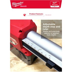 Extractor de Polvo Milwaukee M18 FDDEC-0 HAMMERVAC de 16 mm HEPA para Martillo Rotatorio M18 FHAC16 - Product Image 3