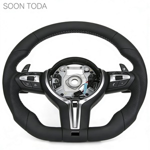 Artículos en Existencia, Listos para Enviar a la Venta al por Mayor. Volante de Cuero para <span class=keywords><strong>BMW</strong></span> M3 M4 M5 M6 F30 F10 F15 F36 F01 <span class=keywords><strong>F20</strong></span> - Product Image 1
