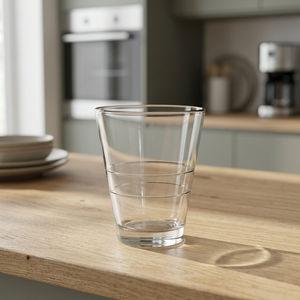 Vaso de Vidrio Transparente de 250 ml, Vaso Desechable para Beber Cócteles, para Bar, Fiestas y Bebidas - Product Image 1