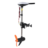 Moteur hors-bord électrique K-120 36V 1620W sans balais, moteur de pêche à la traîne 40KG 120lbf de poussée pour bateau pneumatique, pêche, dérive et ski nautique