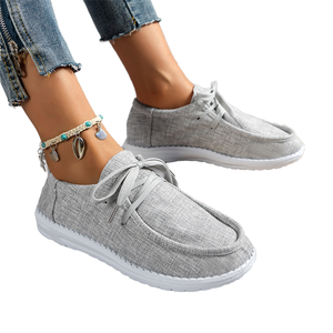 Chaussures décontractées pour femmes 2024, grande taille, nouvelle collection, en toile légère, multicolores, semelle en caoutchouc, tendance mode, pour chaussures de course respirantes pour hommes - Product Image 3