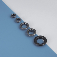 Boutons à œillets plats en laiton plaqué de haute qualité YHG, logo personnalisé, alliage de zinc sans nickel, pour manteaux, sacs, accessoires vestimentaires