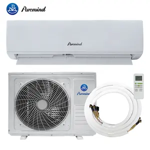 Puremind Wholesale Price Split Inverter Air Conditioners R32 R410a Energy Saving Room Air Conditioner Ductless 9000-24000Btu