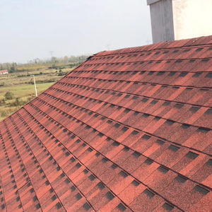 Asfalto Teja Doble Cubierta Laminado Impermeable Puesta De Sol Rojo - Product Image 6