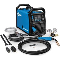 Saldatrice MIG Miller Millermatic 211 Pro 120/240V a Doppio Voltaggio, Macchina per Saldatura Inverter Portatile per Acciaio e Alluminio