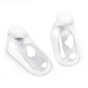 Vente en gros de chaussettes pour bébé en plastique transparent PVC moule pour chaussures en <span class=keywords><strong>laine</strong></span> civière modèle pour bébé chaussettes de 1mm d'épaisseur fabricant ponctuel - Product Image 1