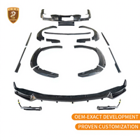 Kit carrosserie complet en fibre de carbone pour Cadillac Escalade : Lame avant, diffuseur arrière, jupes latérales, extension d'aile, aileron de toit - Vente en gros
