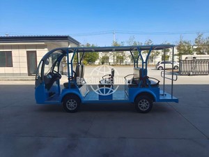 Autobús Eléctrico de Lujo para Turismo y Transporte de Carga, Vehículo Turístico de 14 Plazas en Venta - Product Image 4