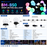 Nuevas Llegadas 2026: Luces LED de Bola de Píxeles Inteligentes Programables SPI DMX IP67 RGB Impermeables para Decoración Exterior de Navidad