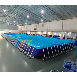 <span class=keywords><strong>Piscine</strong></span> extérieure <span class=keywords><strong>rectangulaire</strong></span> commerciale de parc aquatique d'amusement de grand cadre en métal de <span class=keywords><strong>piscine</strong></span> avec le système de filtration - Product Image 1