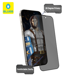 Protector de Pantalla de Vidrio Templado Anti-Espía BLUEO para <span class=keywords><strong>iPhone</strong></span> 17 16 15 14 <span class=keywords><strong>13</strong></span> 12 11 Pro Max <span class=keywords><strong>Mini</strong></span> SE - Product Image 4